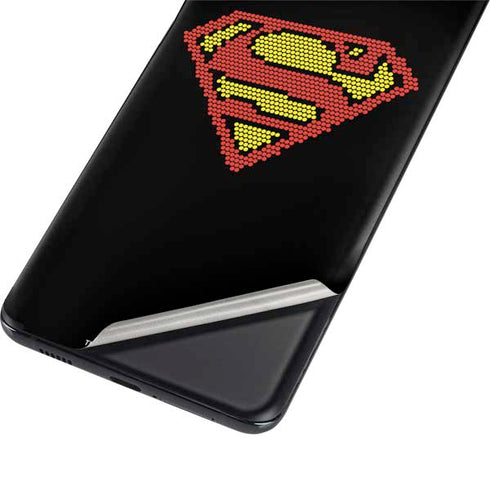 DC Comics Superman Logo Pixels Galaxy S21 Ultra 5G Skin